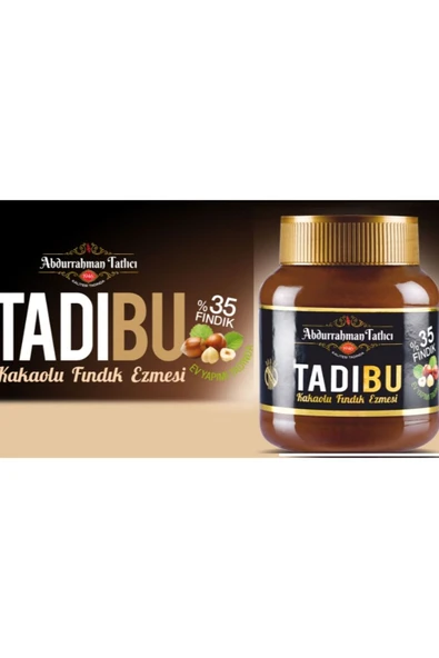 Abdurrahman Tatlıcı Kakaolu Fındık Ezmesi Tadıbu 330 gr 6 Adet - Resim 4