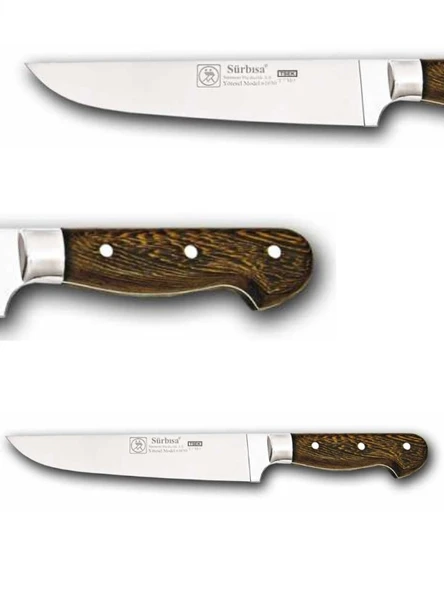 Sürbisa Ahşap Saplı Yöresel Kasap Bıçağı 61030-YM 20.5 cm - Resim 2