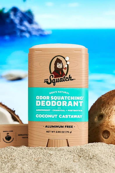 Dr. Squatch Coconut Castaway Alüminyumsuz Stick Deodorant 75GR - 6
