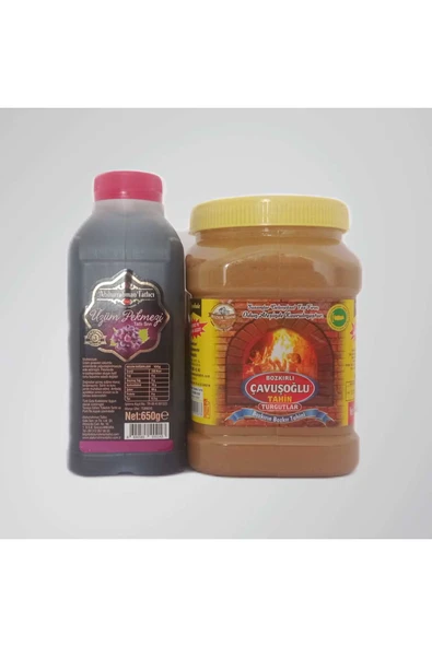 peynel Abdurrahman Tatlıcı Üzüm Pekmezi 650g Çavuşoğlu Tahin 930g