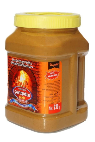 Çavuşoğlu Bozkır Tahini Kepekli Tahin Plastik Kutu 930 gr - 3