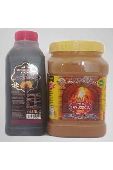 peynel Abdurrahman Tatlıcı Dut Pekmezi 650g Çavuşoğlu Tahin 930g