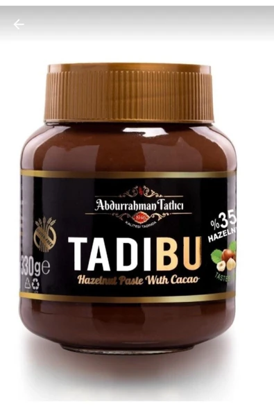 Abdurrahman Tatlıcı Tadibu Krem Çikolata 330gr - 2