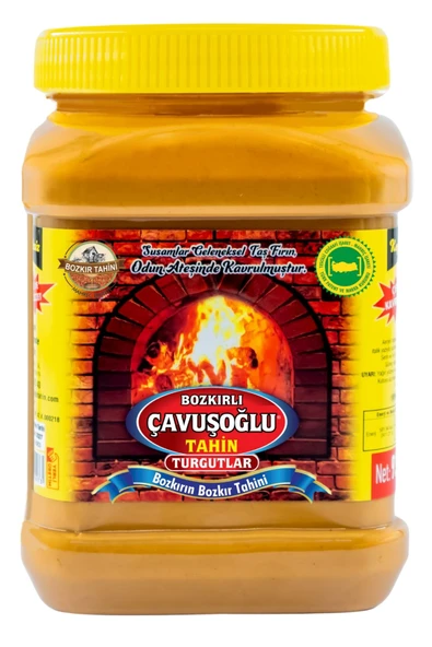 Bozkırlı Çavuşoğlu Çavuşoğlu Bozkır Tahini Kepeksiz Tahin Plastik Kutu 930gr