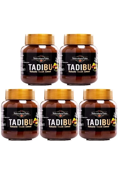 Abdurrahman Tatlıcı Tadıbu Kakaolu Fındık Ezmesi 5 X 330 Gr