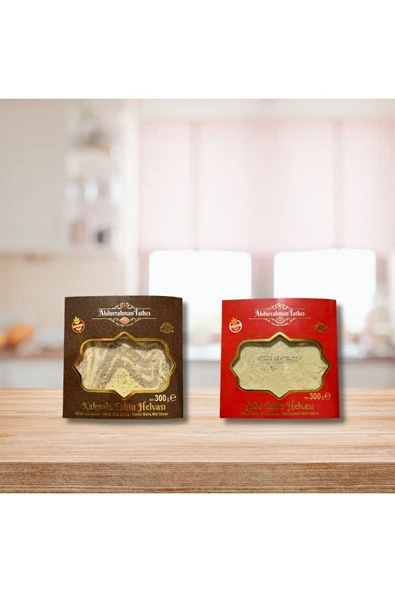 Abdurrahman Tatlıcı Sade Tahin Helvası & Kakaolu Tahin Helvası 300 gr - 2