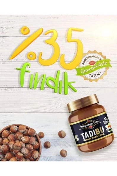 Abdurrahman Tatlıcı Tadıbu Bitter Kakaolu Fındık Ezmesi 330 gr + Tadıbu Kakaolu Fındık Ezmesi 330 gr x 2 Adet - 2