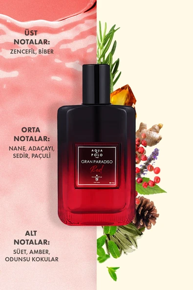 AQUA Dİ POLO GRAN PARADİSO RED EDP 50 ML ERKEK PARFUM APPPGR03EP - 3