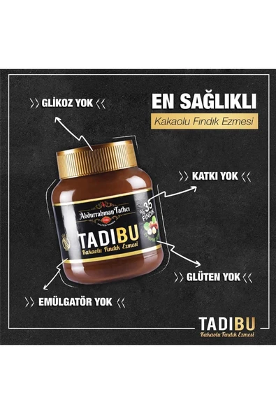 Abdurrahman Tatlıcı Kakaolu Fındık Ezmesi Tadıbu 330 Gr 4 Adet - 3