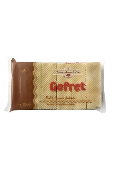 Abdurrahman Tatlıcı Gofret Kakaolu 200 gr x 10 Adet - 3