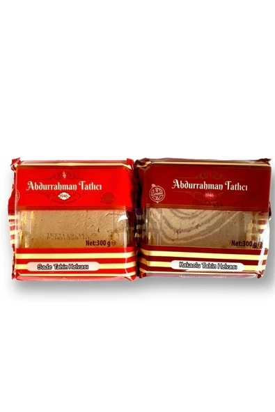 Abdurrahman Tatlıcı Kakaolu Helva+sade Helva 300 Gr (glikoz Içermez)
