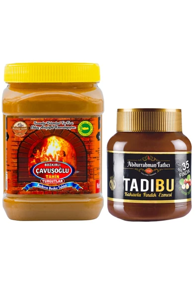Abdurrahman Tatlıcı Tadıbu 330g + Odun Ateşinde Kepekli Bozkır Tahini 930g