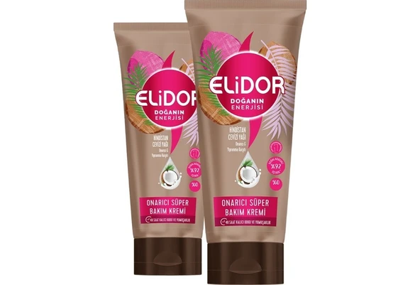 ELİDOR  ONARICI SÜPER SAÇ BAKIM KREMİ HİNDİSTAN CEVİZİ YAĞI 170 ML - 2