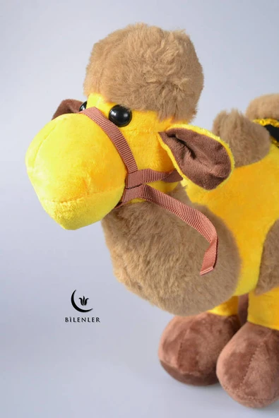 Lebbeyk Okuyan Peluş Deve Büyük Boy 35*45 cm - Resim 3
