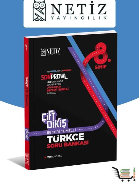 Netiz Çift Dikiş 8. Sınıf Türkçe Soru Bankası - Resim 2