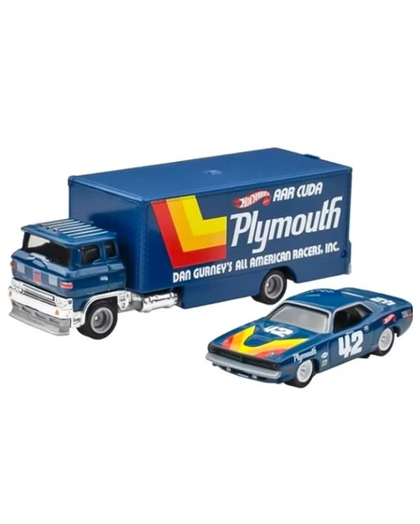 Hot Wheels Car Culture Team Transport 70 Plymouth Aar Cuda Sakura Sprinter HRV38 - 2