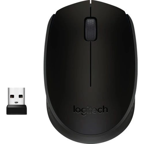 Logitech M171 USB Alıcılı Kablosuz Kompakt Mouse - Siyah