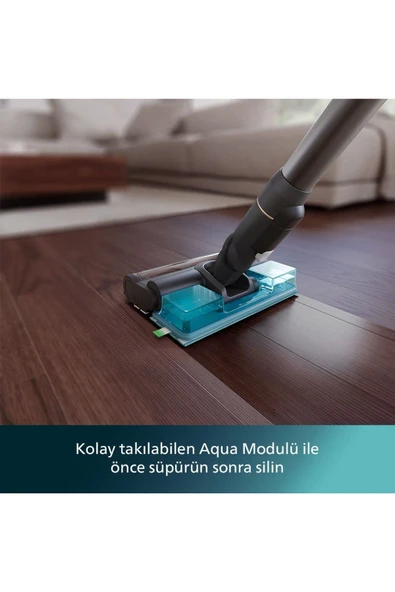 Philips 7000 Serisi XC7057/01 Islak Kuru Şarjlı Dikey Süpürge - 3
