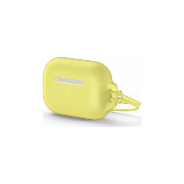 Baseus Lets Go Jelly Lanyard AirPods Pro Silica Gel Koruma Kılıfı WIAPPOD-D0Y Sarı