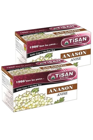 2 Kutu Anason Çayı Bitki Çayları Sallama Anason Çayı Poşet Çay Anason
