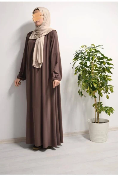 Medine İpeği Elbise Bej ürün görseli