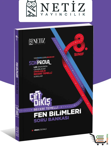 Netiz Çift Dikiş 8. Sınıf Fen Bilimleri Soru Bankası