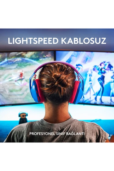 Logitech G G435 Lightspeed Kablosuz Oyuncu Kulaklığı - Mavi - 2