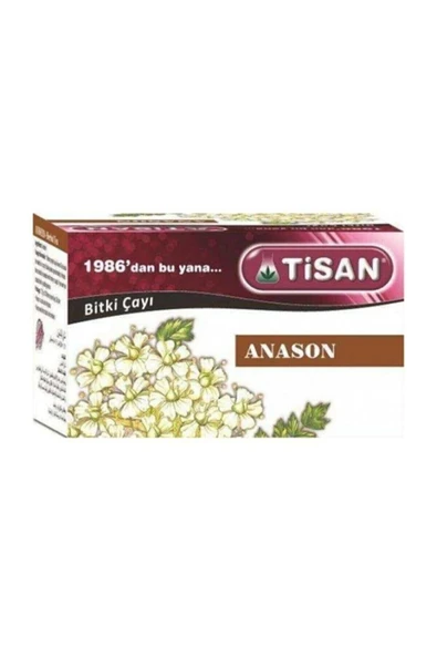 Anason Bitki Çayı 20 Süzen Poşet 1 Paket