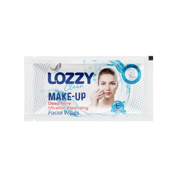 TEK KULLANIMLIK - Roozi Makyaj Temizleme Mendili -MAKEUP CLEANING WIPES -100 ADET -TEKLI-