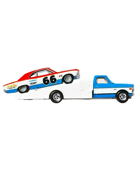 Hot Wheels Car Culture Team Transport 66 Chevelle 72 Chevy Ramp Truck HRV40 - 3
