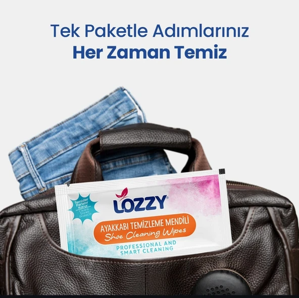 Ayakkabı Temizleme Mendili -SHOES CLEANING WIPES-TEKLi - 100 Adet - - 3