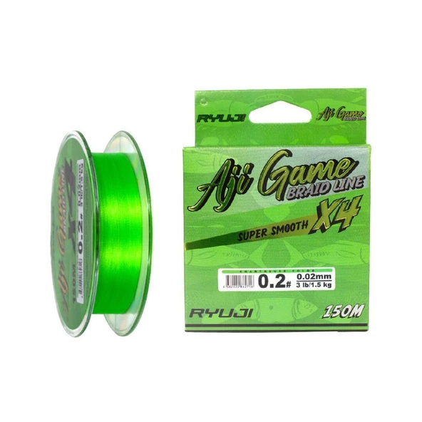Ryuji Aji Game 4X 150m Chartreuse LRF İp Misina