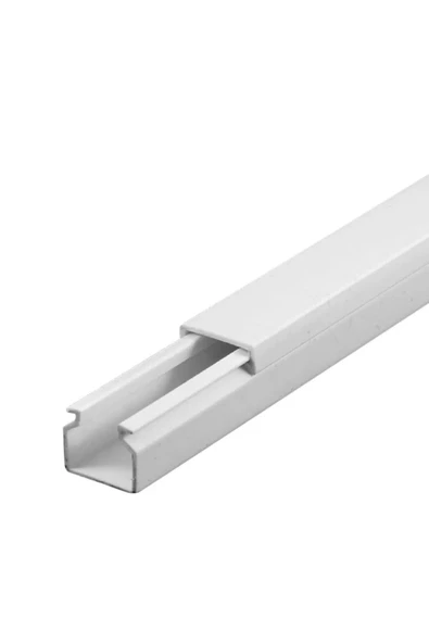 3'lü 2 Metre Kablo Kanalı Seti 16x16mm PVC Yapışkanlı Kolay Montajlı Kablo Düzenleyici - 2