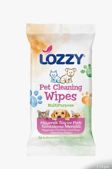 100 Adet Teklı - Pet Köpek-kedi Pati Ve Tüy Temizleme Mendili-pet Cleaning Wipes