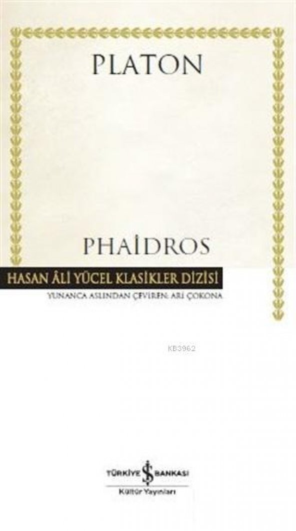 İş Bankası Phaidros-Platon