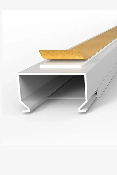 3'lü 1 Metre Kablo Kanalı Seti 25x16mm PVC Yapışkanlı Kolay Montajlı Kablo Düzenleyici - 2