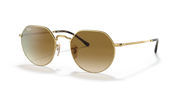 Ray-Ban Jack 3565 001/51 Gold-Brown Güneş Gözlüğü