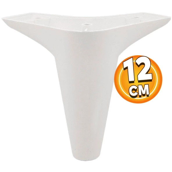 Aspen Mobilya Kanepe Koltuk Tv Ünitesi Baza Çekyat Yatak Ayağı Ayakları 12 Cm Beyaz Ayak (4 ADET) - 6