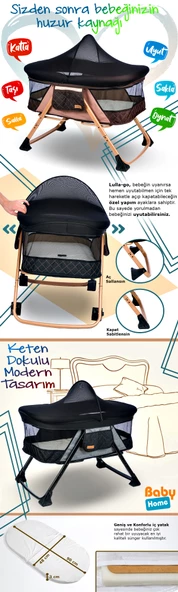 9 İn 1 Set Baby Home 946 Single-to Travel Sistem Bebek Arabası Ve 510 Lulla-go Anne Yanı Bebek Sepeti Beşik - 12