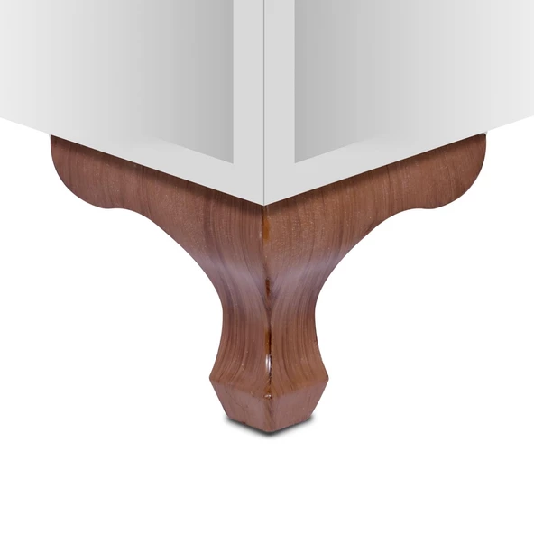 Dolap Mobilya Kanepe Koltuk Sehpa Puf Koltuk Ayağı Ayakları 10 Cm Kahverengi Baza Ayakları - 4