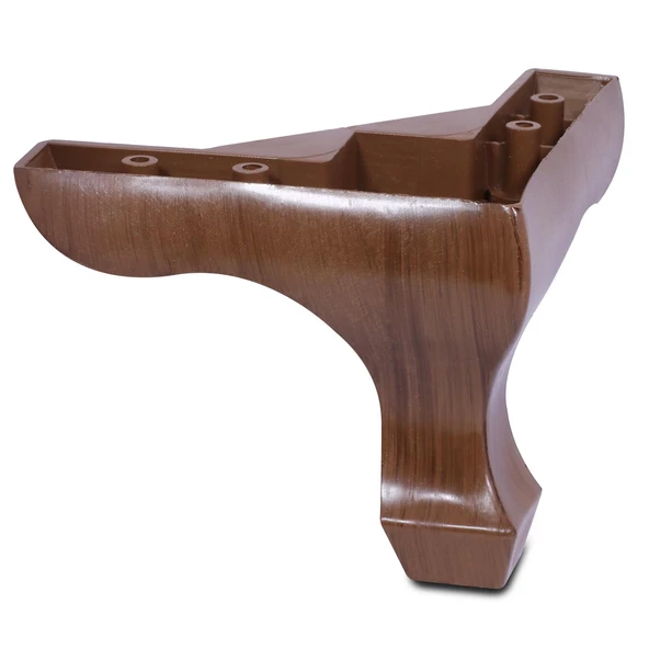 Dolap Mobilya Kanepe Koltuk Sehpa Puf Koltuk Ayağı Ayakları 10 Cm Kahverengi Baza Ayakları - 2