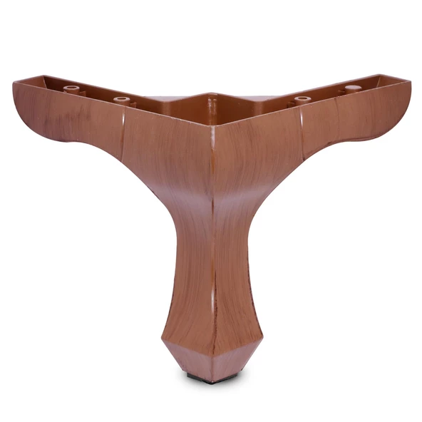 Mobilya Kanepe Sehpa Puf Koltuk Ayağı 14 Cm Kahve Baza Ayakları