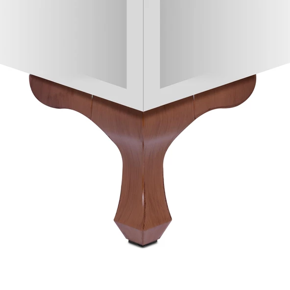 Mobilya Kanepe Sehpa Puf Koltuk Ayağı 14 Cm Kahve Baza Ayakları - 4