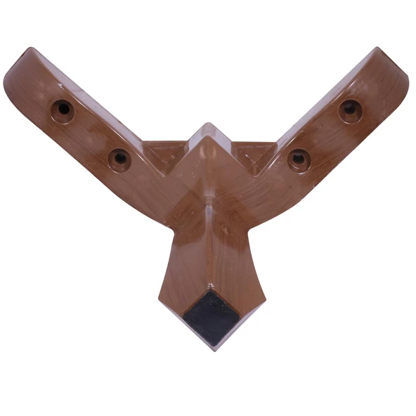 Mobilya Kanepe Sehpa Puf Koltuk Ayağı 14 Cm Kahve Baza Ayakları (4 ADET) - 6