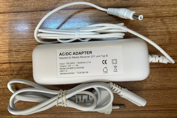 12V 3A AC/DC DA36R12-AAADB ADAPTÖR 5.5X2.5mm STANDAR UÇ ürün görseli
