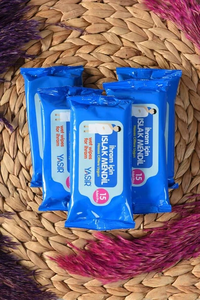 Hac ve Umre için 5li Islak Mendil+ Sabun Hediyeli ürün görseli