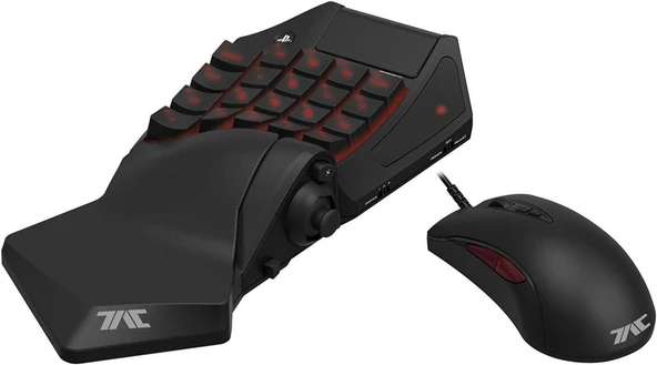 HORI Tactical Assault Commander Pro (TAC Pro) KeyPad and Mouse Controller for PS4 and PS3 FPS Games Officially Licensed by Sony - PlayStation 4