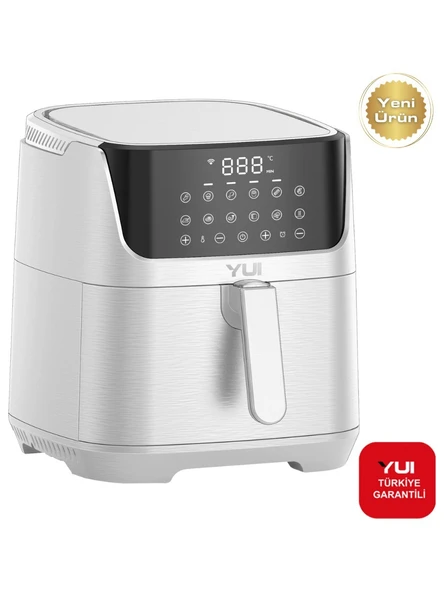 YUI Air Fryer 5.5 Litre Beyaz M25 Maxifry Pro Akıllı Fritöz Beyaz
