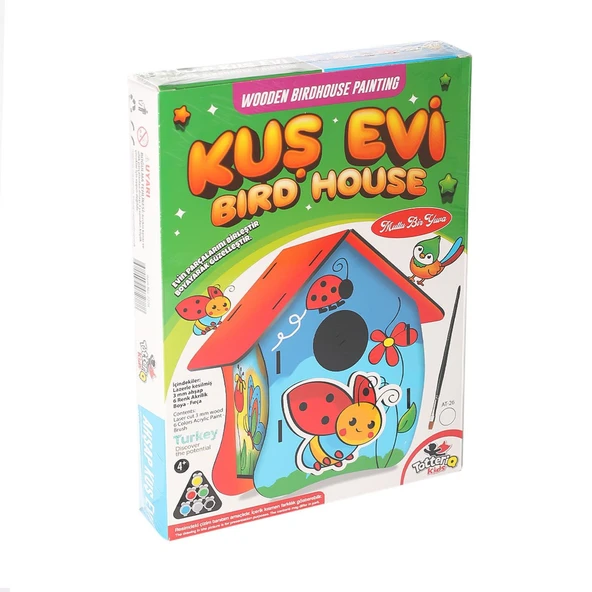 Ahşap Kuş Evi Bird House