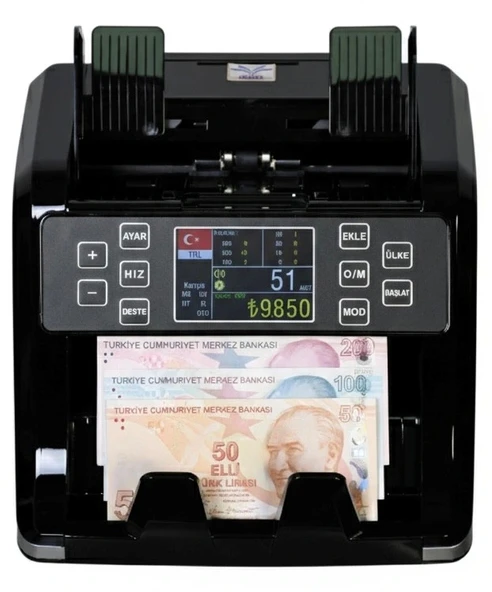 HMS 110 Üstten Beslemeli Ofis Tipi Para Sayma Makinesi ürün görseli